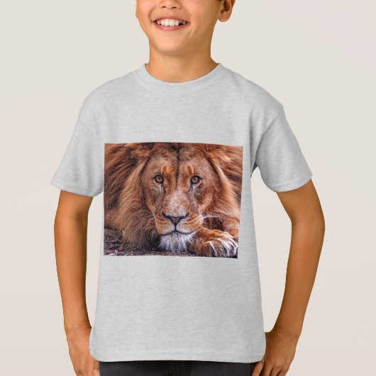 アフリカライオン Tシャツ (正面)