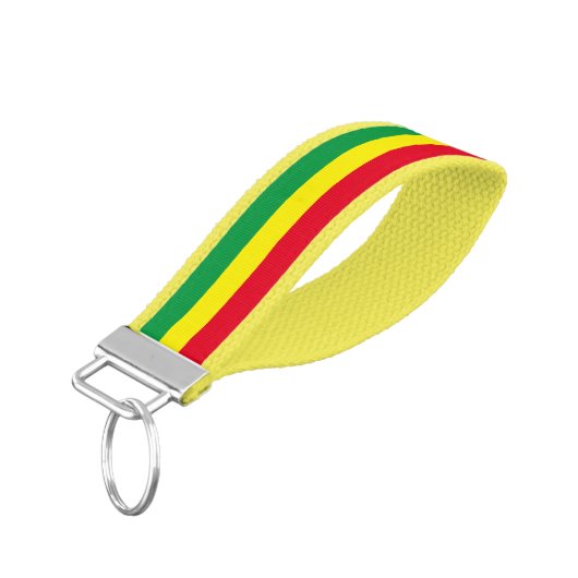 アフリカラスタ国旗 リストバンドキーホルダー (アングル下)