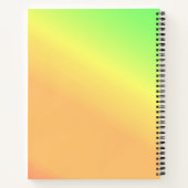 アフリカラフルカ美術素晴らし、女性戦士 ノートブック (裏面)