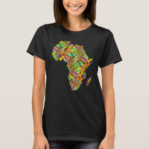 アフリカラブアフリカランドマッププライドブラックヒストリM Tシャツ