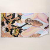 アフリカレディースビーチタオル ビーチタオル (正面)