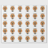 アフリカワイルドドッグケープ狩り犬 ラッピングペーパー (フラット)