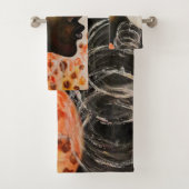 アフリカンかわいらしドウーマンバスタオル バスタオルセット (インサイチュ)