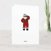 アフリカンのサンタクロース シーズンカード (裏面)