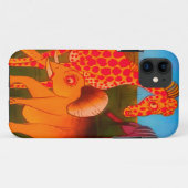 アフリカンアニマルアートプリント Case-Mate iPhoneケース (裏面(横))