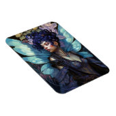 アフリカンアメリカブラックフェアリーファンタジーアート マグネット (右側)