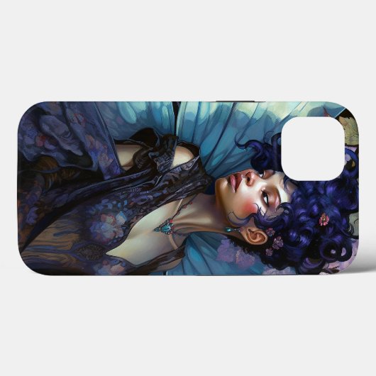 アフリカンアメリカブラックフェアリーファンタジーアート Case-Mate iPhoneケース (裏面 (横))