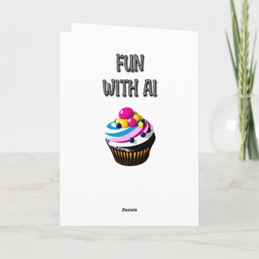 アフリカンアメリカンガールズ誕生日 パーソナライズされた カード (裏面)