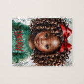 アフリカンアメリカンガールパズル ジグソーパズル (横)