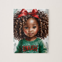 アフリカンアメリカンガールパズル ジグソーパズル