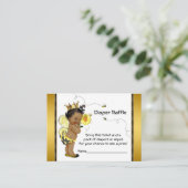 アフリカンアメリカンガールビーオムツラッフルチケット エンクロージャーカード (スタンド正面)