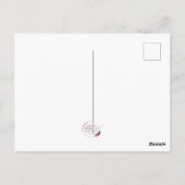 アフリカンアメリカンガールホリデーカード ポストカード (裏面)