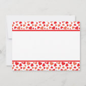 アフリカンアメリカンガールホールディングハートバレンタインカード ノートカード (裏面)