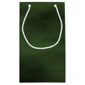 アフリカンアメリカンガール&バラ誕生日 スモールペーパーバッグ (裏面)