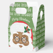 アフリカンアメリカンサンタクリスマスホリデーパーティー フェイバーボックス (オープン)