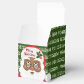 アフリカンアメリカンサンタクリスマスホリデーパーティー フェイバーボックス (オープン)