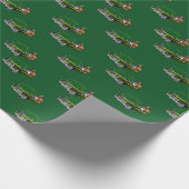 アフリカンアメリカンサンタラッピング紙 ラッピングペーパー (角)