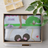 アフリカンアメリカンジャンプロープハッピーバースデー 薄葉紙 (ギフト)