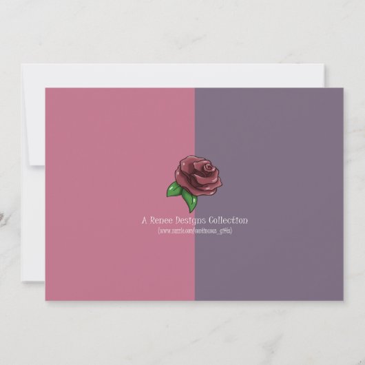 アフリカンアメリカンツインボーイ&ガール誕生日 招待状 (裏面)