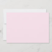 アフリカンアメリカンバレリーナ誕生日招待状 招待状 (裏面)