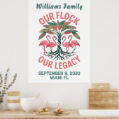 アフリカンアメリカンファミリーレガシー懇親会フラミンゴ ポスター (キッチン)