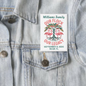 アフリカンアメリカンファミリー懇親会レガシフラミンゴ 缶バッジ (インサイチュ)