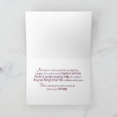 アフリカンアメリカンフェアリーバタフライウィングズ誕生日 カード (内部)