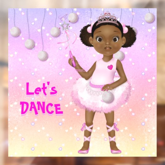 アフリカンアメリカンフェアリープリンセスバレリーナ ウィンドウサイン (シート2)