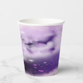 アフリカンアメリカンフェアリー&レインボー誕生日 紙コップ (正面)