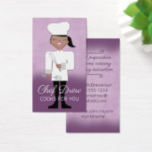 アフリカンアメリカンブラック女性の女の子シェフケータリング (デスク)