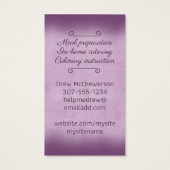 アフリカンアメリカンブラック女性の女の子シェフケータリング (裏面)