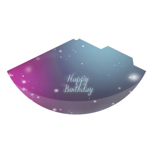 アフリカンアメリカンプリンセスラブル誕生日 パーティーハット (正面)