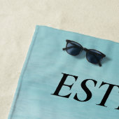 アフリカンアメリカンベビーガールビーチタオル ビーチタオル (インサイチュ)