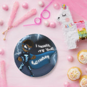 アフリカンアメリカンボーイスーパーヒーロー誕生日 ペーパープレート (パーティー)