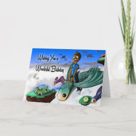 アフリカンアメリカンボーイ誕生日 カード