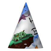 アフリカンアメリカンボーイ誕生日 パーティーハット (左)