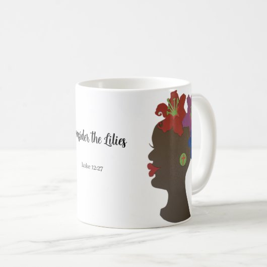 アフリカンアメリカンマグスタイルA コーヒーマグカップ (正面右)