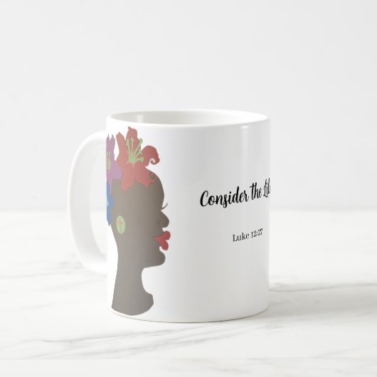 アフリカンアメリカンマグスタイルA コーヒーマグカップ (正面左)