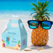 アフリカンアメリカンマーメイドガール子供の誕生日パーティー フェイバーボックス