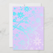 アフリカンアメリカンランジェリーブライダルシャワーティール(緑がかった色) 招待状 (裏面)