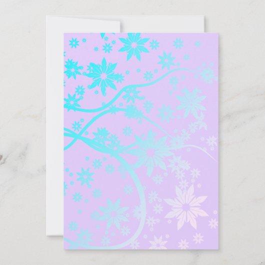 アフリカンアメリカンランジェリーブライダルシャワーティール（緑がかった色） 招待状 (裏面)