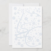 アフリカンアメリカンランジェリーブライダルシャワープラチナ 招待状 (裏面)