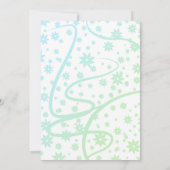 アフリカンアメリカンランジェリーブライダルティファニーグリーン 招待状 (裏面)