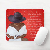 アフリカンアメリカンレッドダイヤモンド聖なる書物、 経典マウスパッド マウスパッド (マウス)