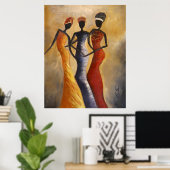 アフリカンアメリカン・アート写真 ポスター (ホームオフィス)