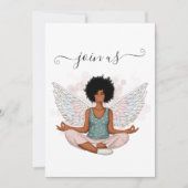 アフリカンアメリカン・エンジェルバチェロレッテ 招待状 (正面)