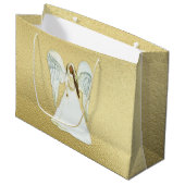 アフリカンアメリカン・エンジェル抱き枕 ラージペーパーバッグ (正面アングル)