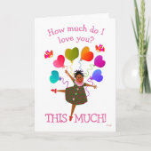 アフリカンアメリカン・ガール カード (正面)