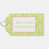 アフリカンアメリカン・バレリーナ「ありがとう」ギフトラベル ギフトタグ (裏面横)