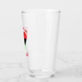 アフリカンアメリカン フラッグ ハート おしゃれ オーダーメイド タンブラーグラス (左)